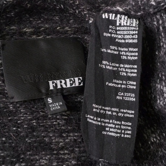 WILFRED | XS WOOL MOHAIR ALPACA CARDIGAN ARITZIA - Picture 8 of 8